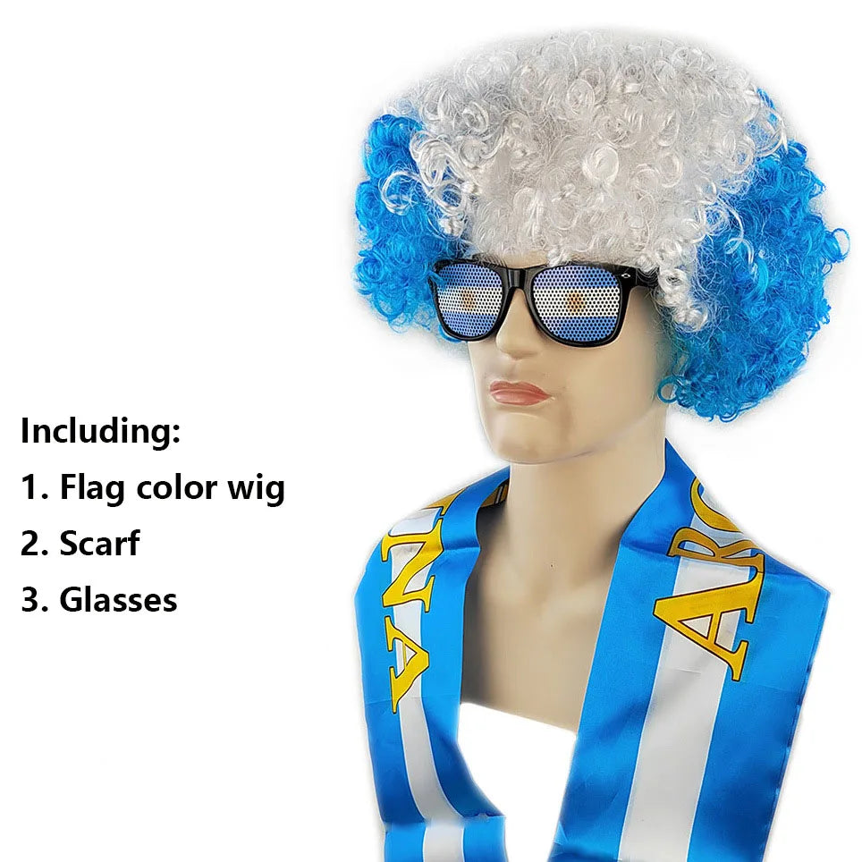 Pack supporter - Perruque - Echarpe - lunette