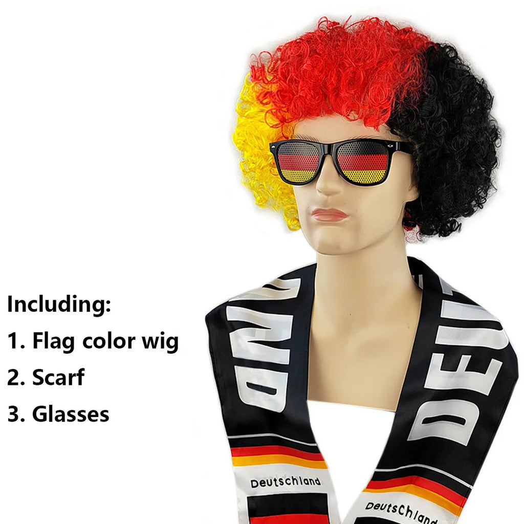 Pack supporter - Perruque - Echarpe - lunette